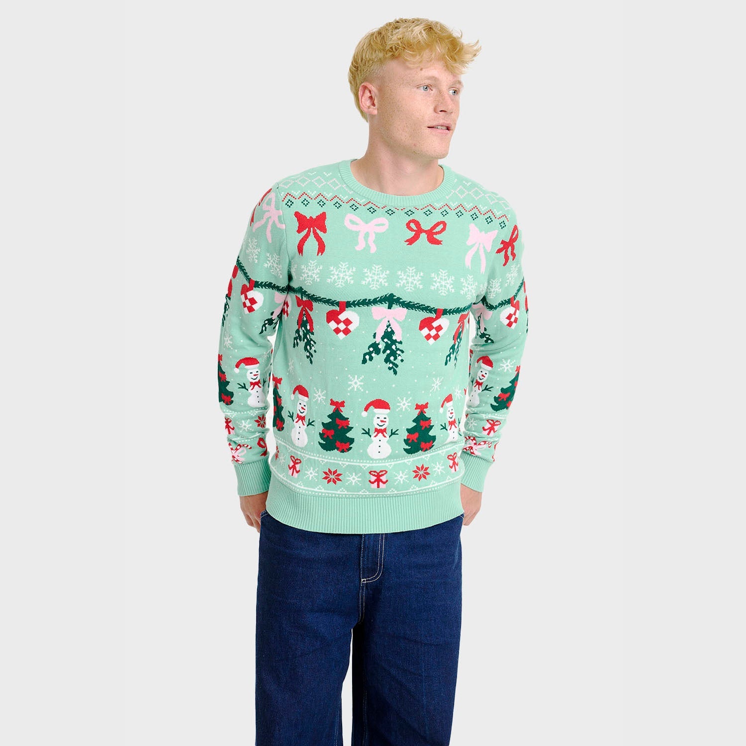 The Bow Christmas Sweater β Men